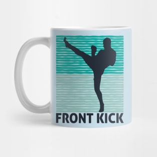 Cool kickboxing mma front kick Mug